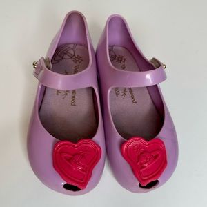 lilac jelly shoes